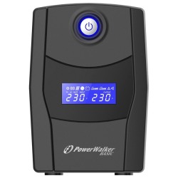 SAI PowerWalker Serie Basic LCD,  800 VA