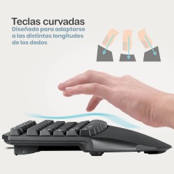 Teclado Ergonómico USB Perixx 413 (ES)