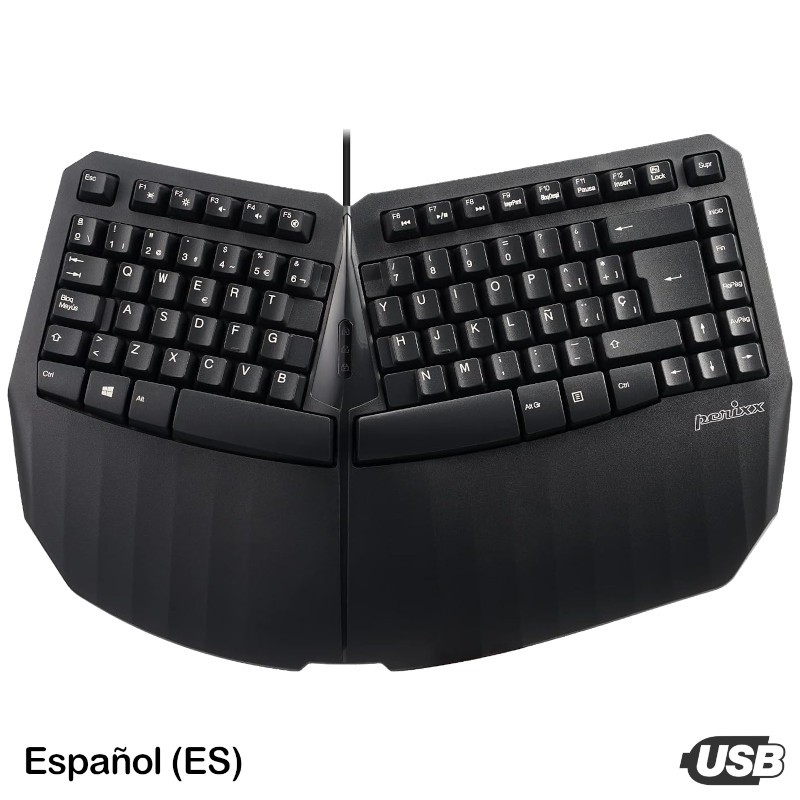 Teclado Ergonómico USB Perixx 413 (ES)