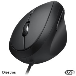 Ratón Ergonómico USB Perixx...