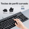 Teclado Completo/Full Size USB Perixx 106 negro