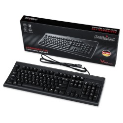 Teclado Completo/Full Size USB Perixx 106 negro (ES)