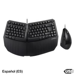 Teclado Ergonómico + Ratón...